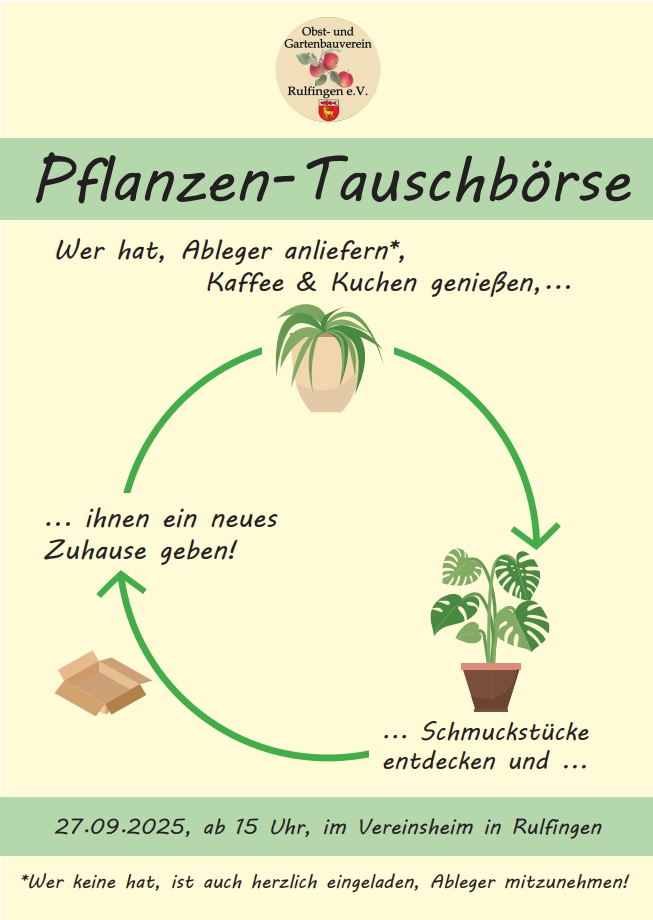 Pflanzentauschbörse